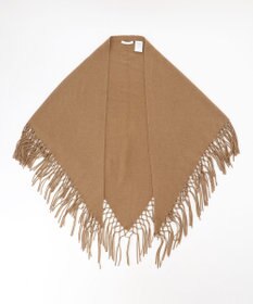 自由区 【SHIHOさん着用】ファインウールカシミヤフリンジ ストール