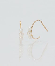 Phoebe 【K10】フルールパールフープピアス
