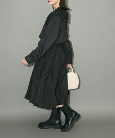 Green Parks フリルビッグカラーブラウス