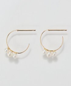 Phoebe 【K10】フルールパールフープピアス