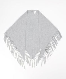 自由区 【SHIHOさん着用】ファインウールカシミヤフリンジ ストール