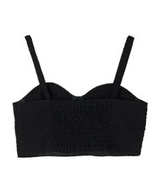 earth music&ecology エンボスフラワービスチェ