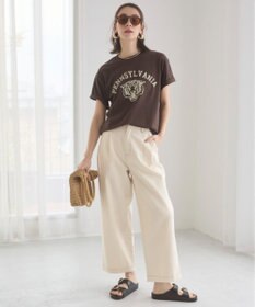 WEGO 【ANGIE VINTAGE】カレッジロゴプリントTee