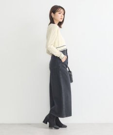 earth music&ecology キャットロゴショートニットプルオーバー