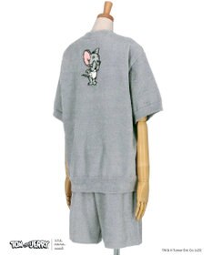 une nana cool トムとジェリー × une nana cool なめらかふわふわプルオーバー&ハーフパンツセット