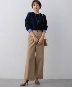 23区 【先行予約】バイカラーダブルフェイス ニット