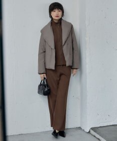 ICB L 【洗える】シンセティックダブルフェイス  ニットトラックパンツ