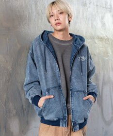 WEGO 【ユニセックス着用ITEM/MLサイズ展開】ワーカーズフードブルゾン