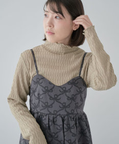 Green Parks ・Ｐｅｔｉｔ　Ｆｌｅｕｒ　ジャカードハイネックロンＴＥ