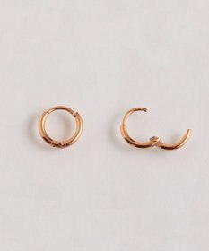 Phoebe 【金属アレルギー対応】ミニフープペアピアス  ローズゴールド/BOX付き