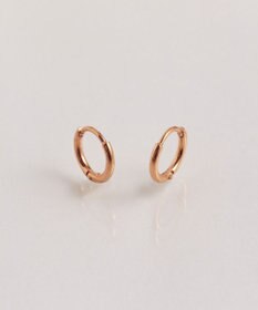 Phoebe 【金属アレルギー対応】ミニフープペアピアス  ローズゴールド/BOX付き