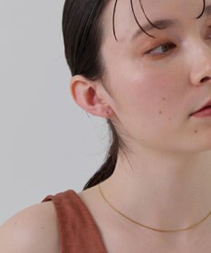 Phoebe 【金属アレルギー対応】ミニフープペアピアス  ローズゴールド/BOX付き