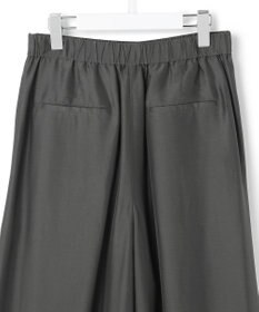 23区 【先行予約】クールタッチタフタ ギャザーワイドパンツ
