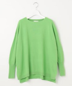 自由区 【洗える】ソフトウールハイゲージポンチョ風 ニット