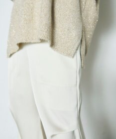 GRACE CONTINENTAL サテンワークパンツ