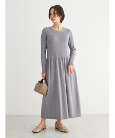 Green Parks ・Ｐｅｔｉｔ　Ｆｌｅｕｒ　フレアニットワンピース