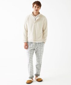 JOSEPH ABBOUD MOUNTAIN 【SPACE／UNISEX】フランネルジャージーチェック パンツ