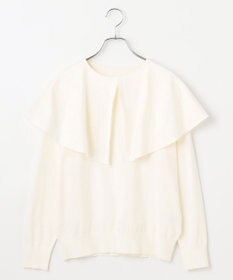 #Newans 【洗える】ケープカラープルオーバー