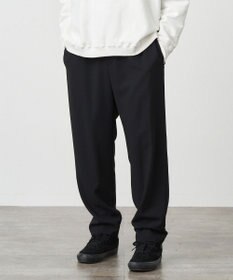 ATON WOOL OXFORD | テーパードイージーパンツ - UNISEX
