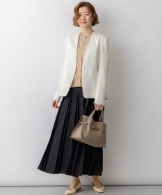 23区 【先行予約】アイアスマットストレッチ ノーカラージャケット