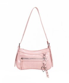 WEGO チャーム付きハトメベルトバッグ