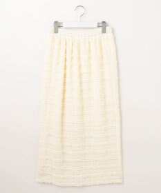 Feroux 【洗える】カットフリルＩラインスカート