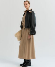 23区 L スエーディーサテン ナロースカート