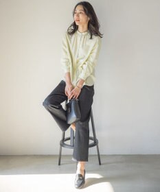 J.PRESS LADIES S 【洗える】BASIC STRETCH DENIM ボーイフィット パンツ