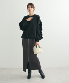 Green Parks ・ｓｗｉｎｇ　ｂｙ　フリルスリーブプルオーバー