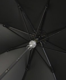 MOONBAT 【WEB限定/遮光率100%/遮熱/UV】POLO RALPH LAUREN（ポロ ラルフローレン）晴雨兼用日傘 ワンポイント ポロベア刺繍 フリル 折りたたみ傘 長折タイプ