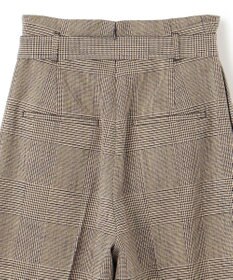 uncrave グレンチェック ワイドパンツ