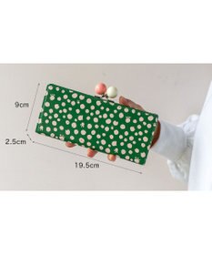 tsumori chisato CARRY ポルカドット 長財布 がま口