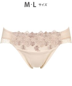 Wing ショーツ KB2060とペア 綿混素材（身生地部） やさしいはきごこち ナチュラルアップブラ はきこみ丈あさめ KF3360 ウイング／ワコール