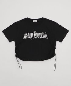 WEGO グラフィックサイドドロストショートT