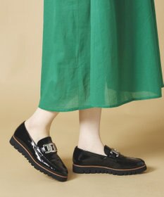 Dominic3 スニーカーソール チェーンモチーフローファー