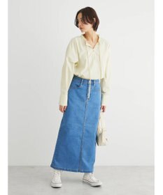 Green Parks スタンドフリルアソートブラウス