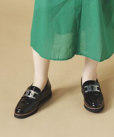 Dominic3 スニーカーソール チェーンモチーフローファー