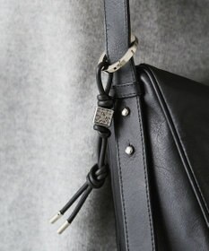 russet レザーコードバッグチャーム(Z-223)