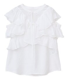 earth music&ecology ２ＷＡＹフリルブラウス