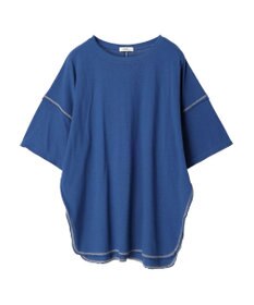 earth music&ecology 配色ステッチチュニックＴ