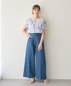 earth music&ecology ２ＷＡＹフリルブラウス