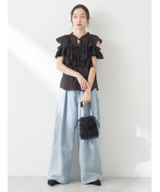 earth music&ecology ２ＷＡＹフリルブラウス