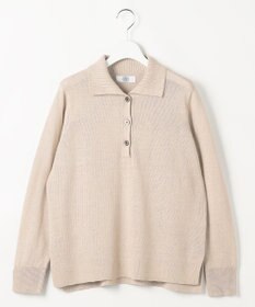 J.PRESS LADIES リネンコットンコード ポロ ニット