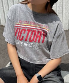 WEGO ヴィンテージウォッシュショートT