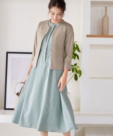 Tiaclasse L 【洗える】ノーカラーポンチジャケット