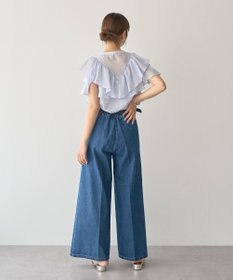 earth music&ecology ２ＷＡＹフリルブラウス