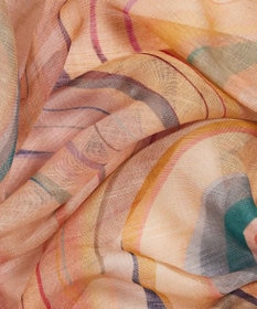 Paul Smith リネンブレンド Swirl スカーフ