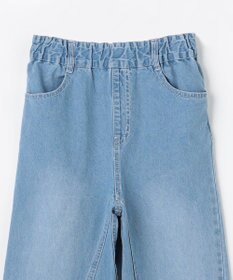 ANY KIDS 【一部店舗/WEB先行販売アイテム】【洗濯機可能】刺繍 ワイドデニムパンツ