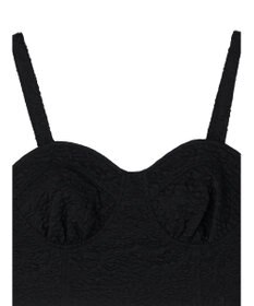 earth music&ecology エンボスフラワービスチェ