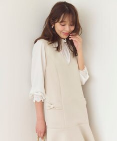Feroux 【新型・洗える】リボンデザイン ダンボールワンピース